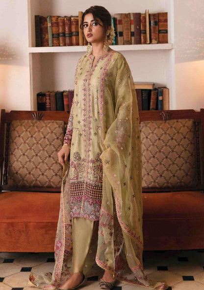 Formal Dress  Qalamkar Khaab V02 Zenia NF#2