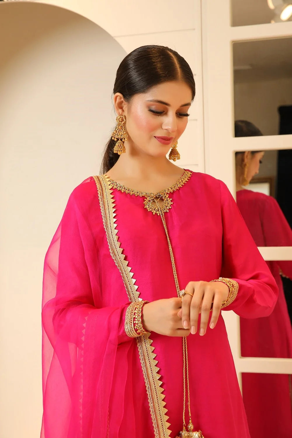 Sara Ahmad Serene Handwork Collection 2026 | Fuchsia