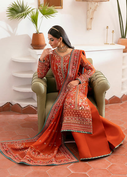 Reverie by Gulaal 2025| Embroidered Chiffon Suit Unstitched 4 Piece | Zarna