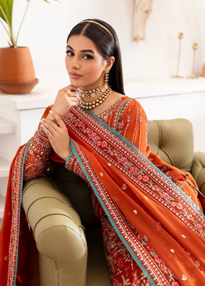 Reverie by Gulaal 2025| Embroidered Chiffon Suit Unstitched 4 Piece | Zarna