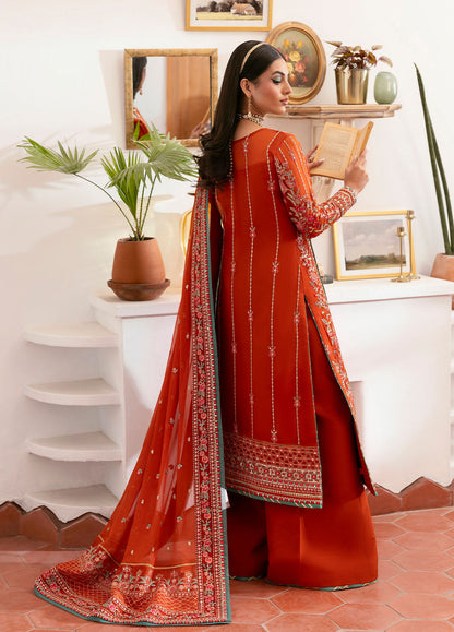 Reverie by Gulaal 2025| Embroidered Chiffon Suit Unstitched 4 Piece | Zarna
