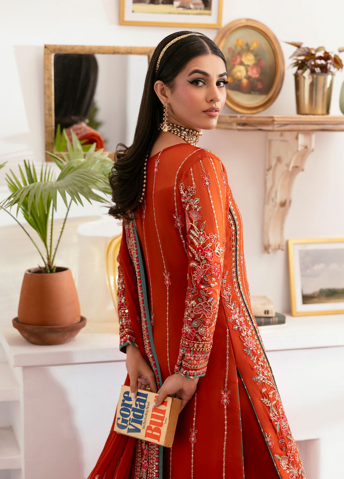 Reverie by Gulaal 2025| Embroidered Chiffon Suit Unstitched 4 Piece | Zarna