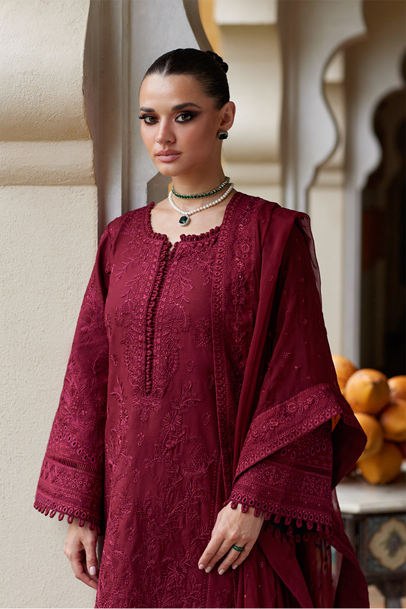 Gulaal Luxury Lawn 3 pc Unstitched collection 2025|Nigella - Mirha Fashion