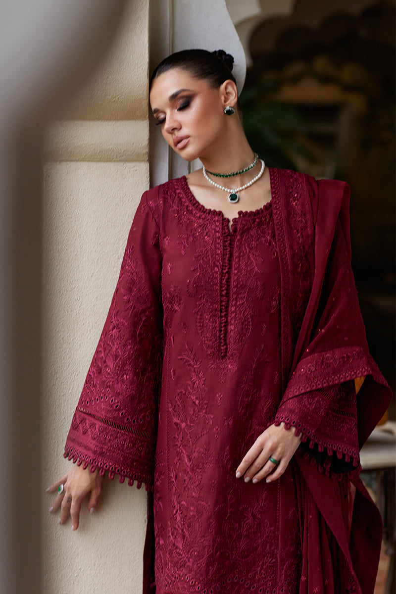 Gulaal Luxury Lawn 3 pc Unstitched collection 2025|Nigella - Mirha Fashion