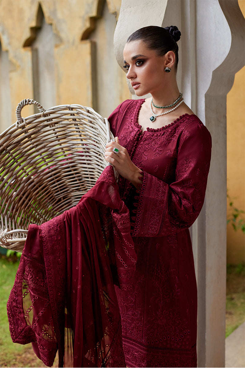 Gulaal Luxury Lawn 3 pc Unstitched collection 2025|Nigella - Mirha Fashion
