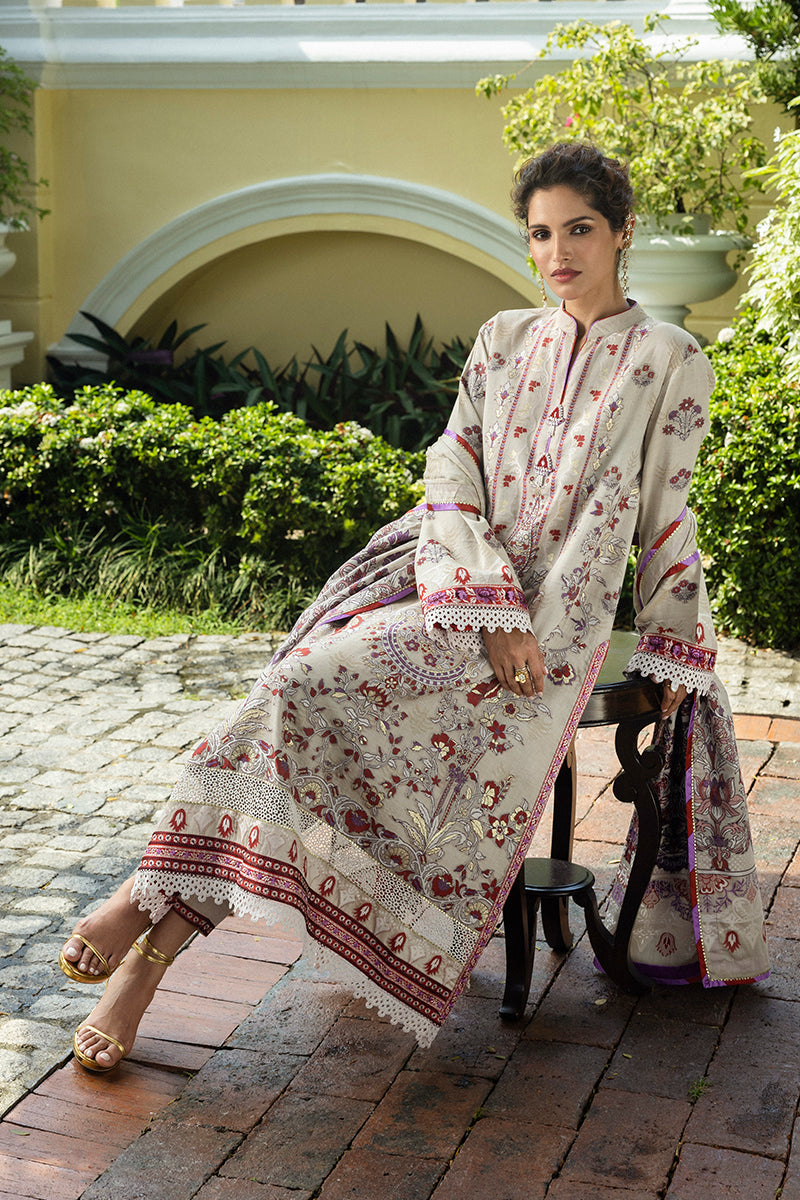 Mushq | Seraph Jacquard Lawn Collection'25 | Levana