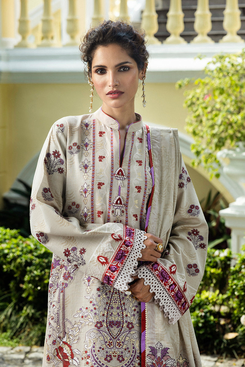 Mushq | Seraph Jacquard Lawn Collection'25 | Levana