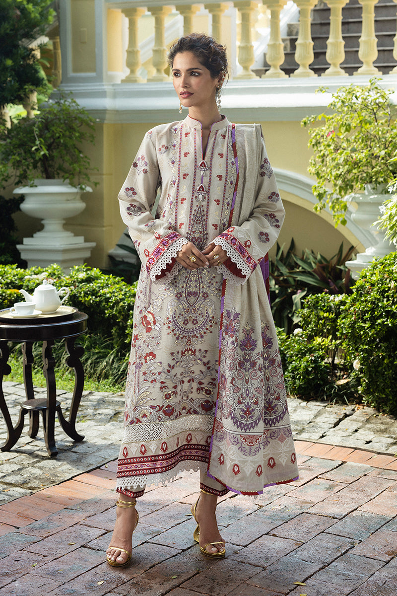 Mushq | Seraph Jacquard Lawn Collection'25 | Levana