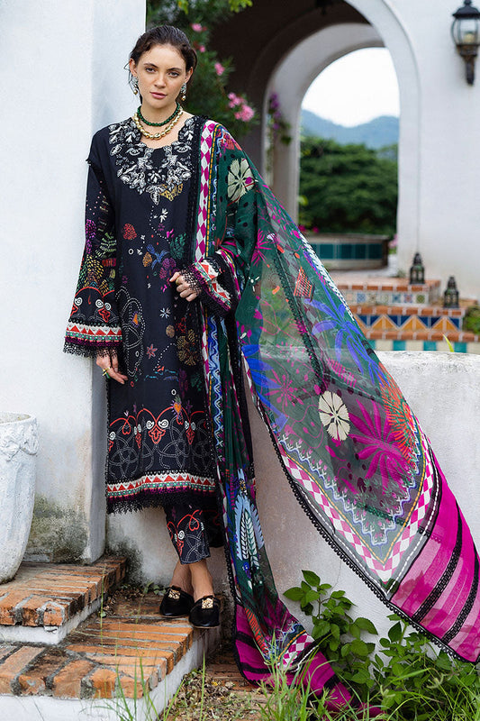 Mushq Hemline Mirasol Printed Cambric 2025 | 11A Medi Noche