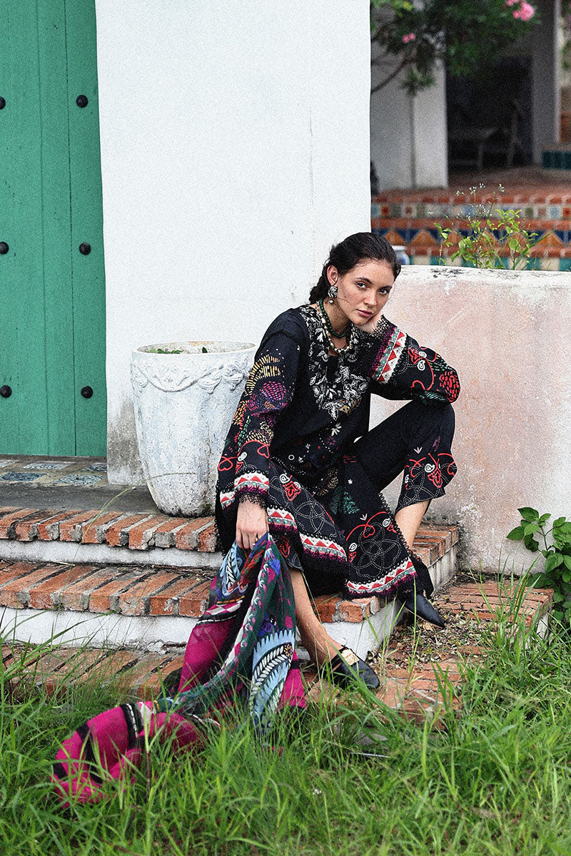 Mushq Hemline Mirasol Printed Cambric 2025 | 11A Medi Noche