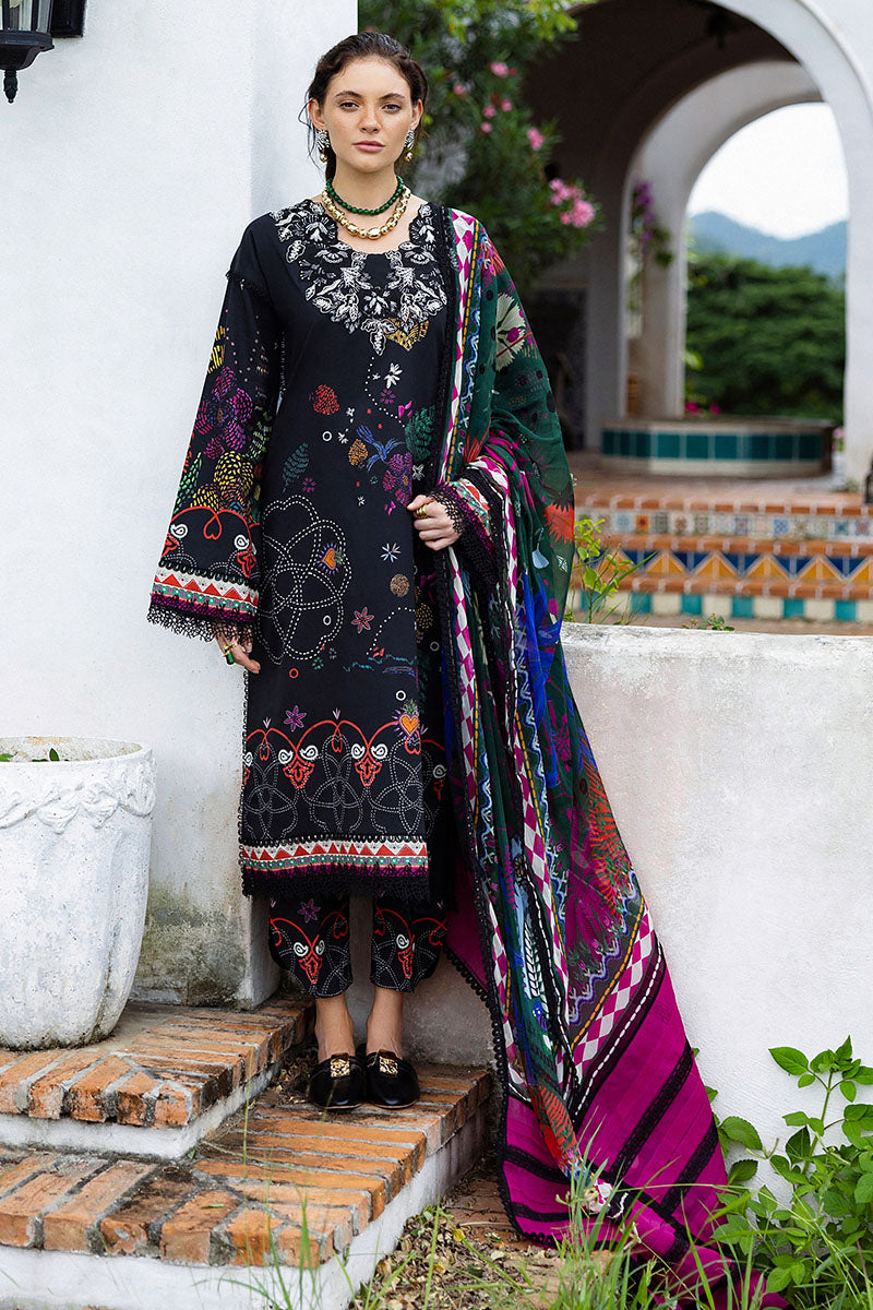 Mushq Hemline Mirasol Printed Cambric 2025 | 11A Medi Noche