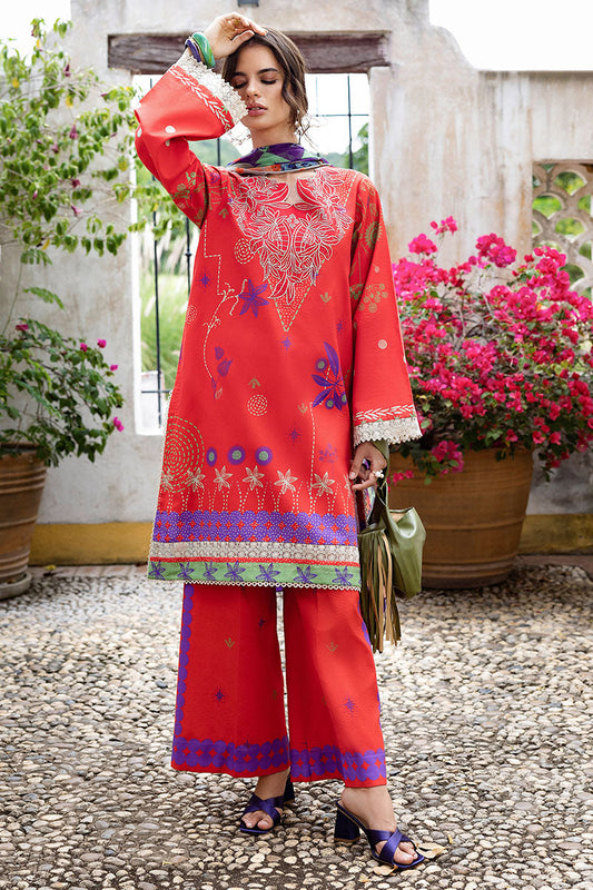Mushq  Hemline Mirasol Printed Cambric 2025 | 12B Carmina Rosa