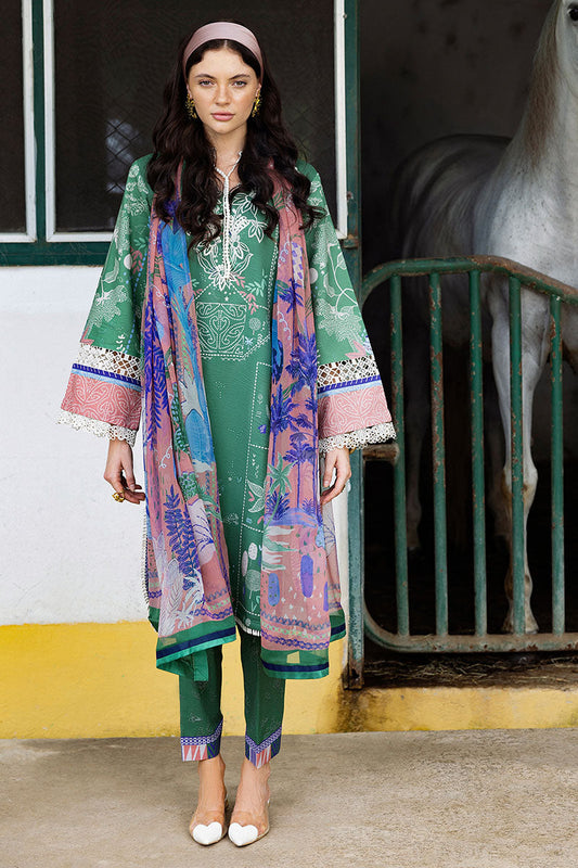 Mushq  Hemline Mirasol Printed Cambric 2025 | 16A Flor Jazmine