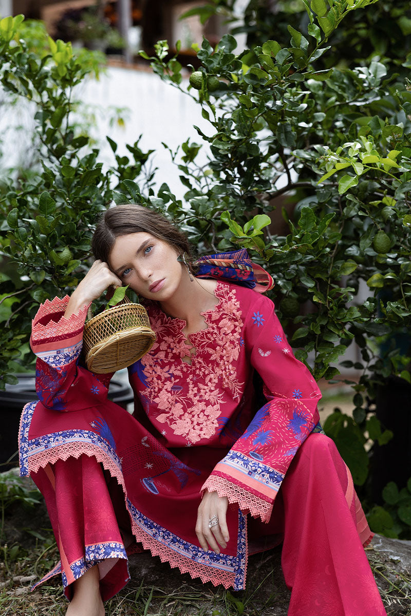 Mushq  Hemline Mirasol Printed Cambric 2025 | 17A Voz Dulce