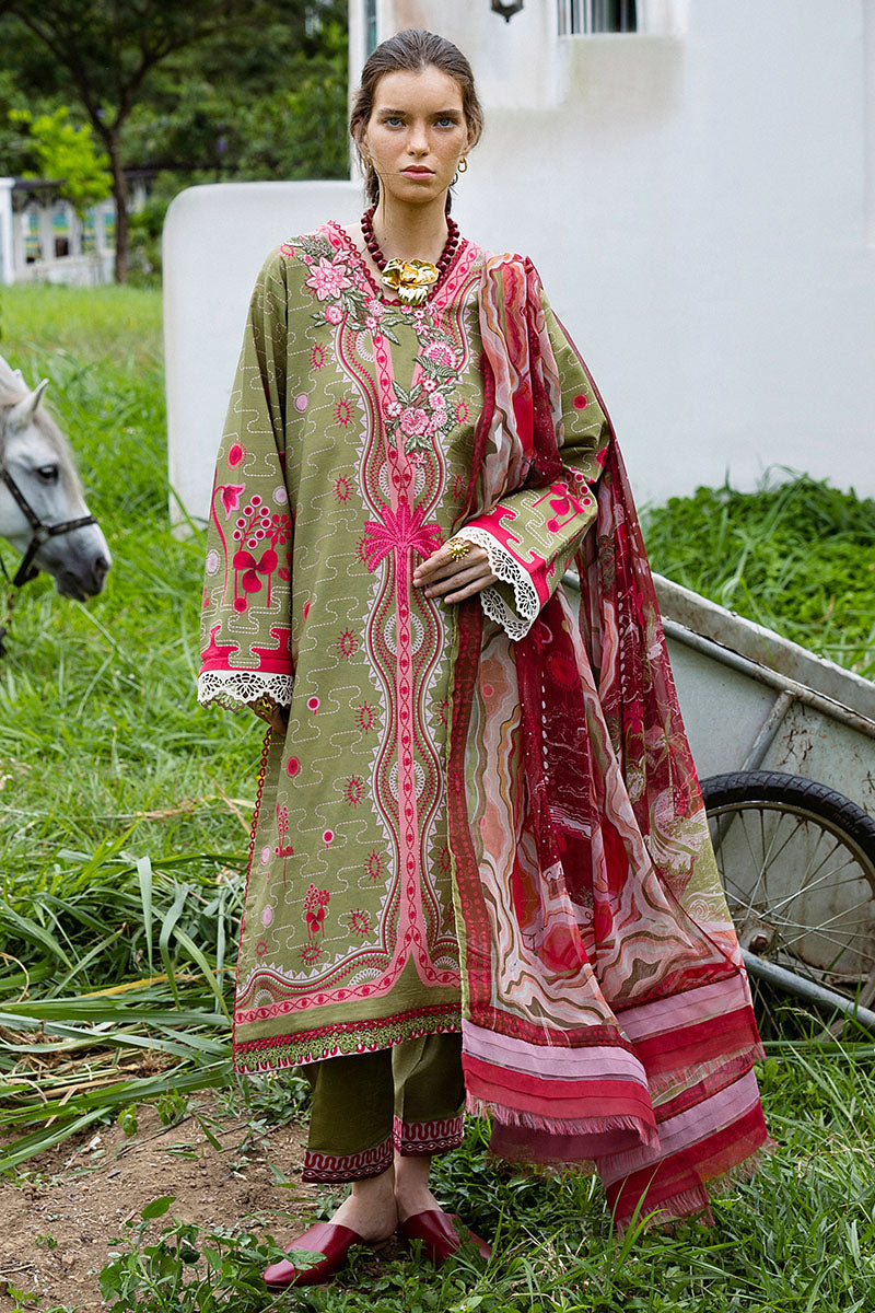 Mushq  Hemline Mirasol Printed Cambric 2025 | 18A Cielo Sol