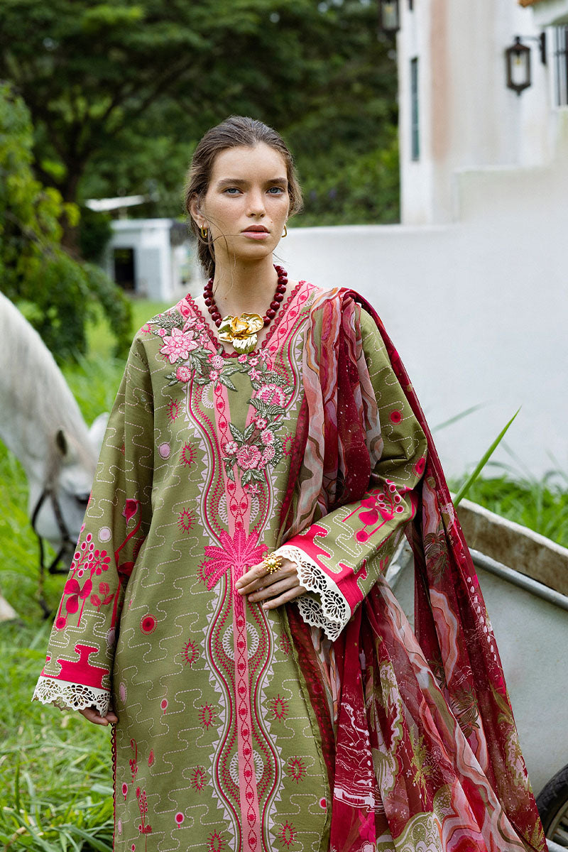 Mushq  Hemline Mirasol Printed Cambric 2025 | 18A Cielo Sol