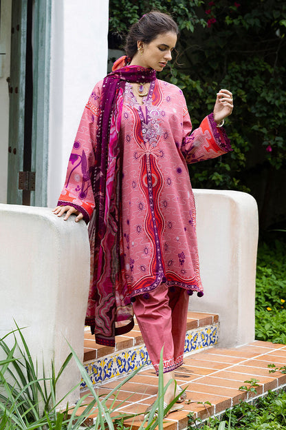 Mushq  Hemline Mirasol Printed Cambric 2025 | 18B Coral Mar
