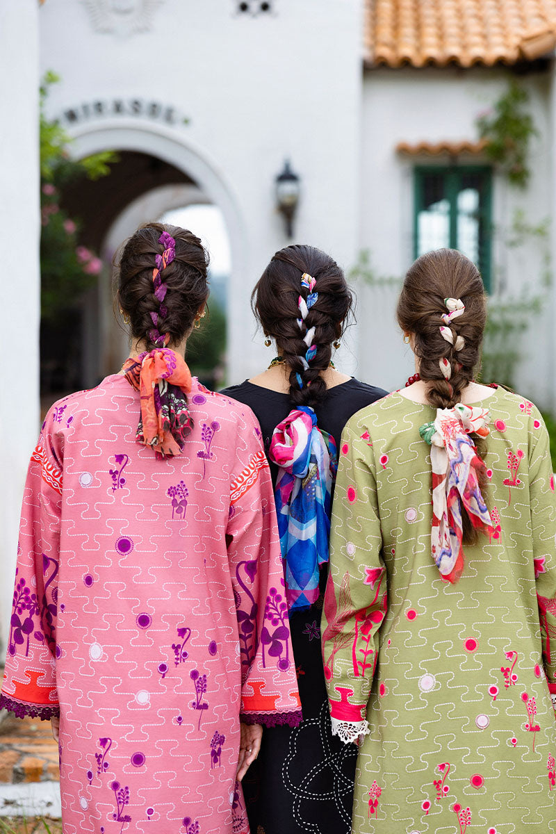 Mushq  Hemline Mirasol Printed Cambric 2025 | 18B Coral Mar