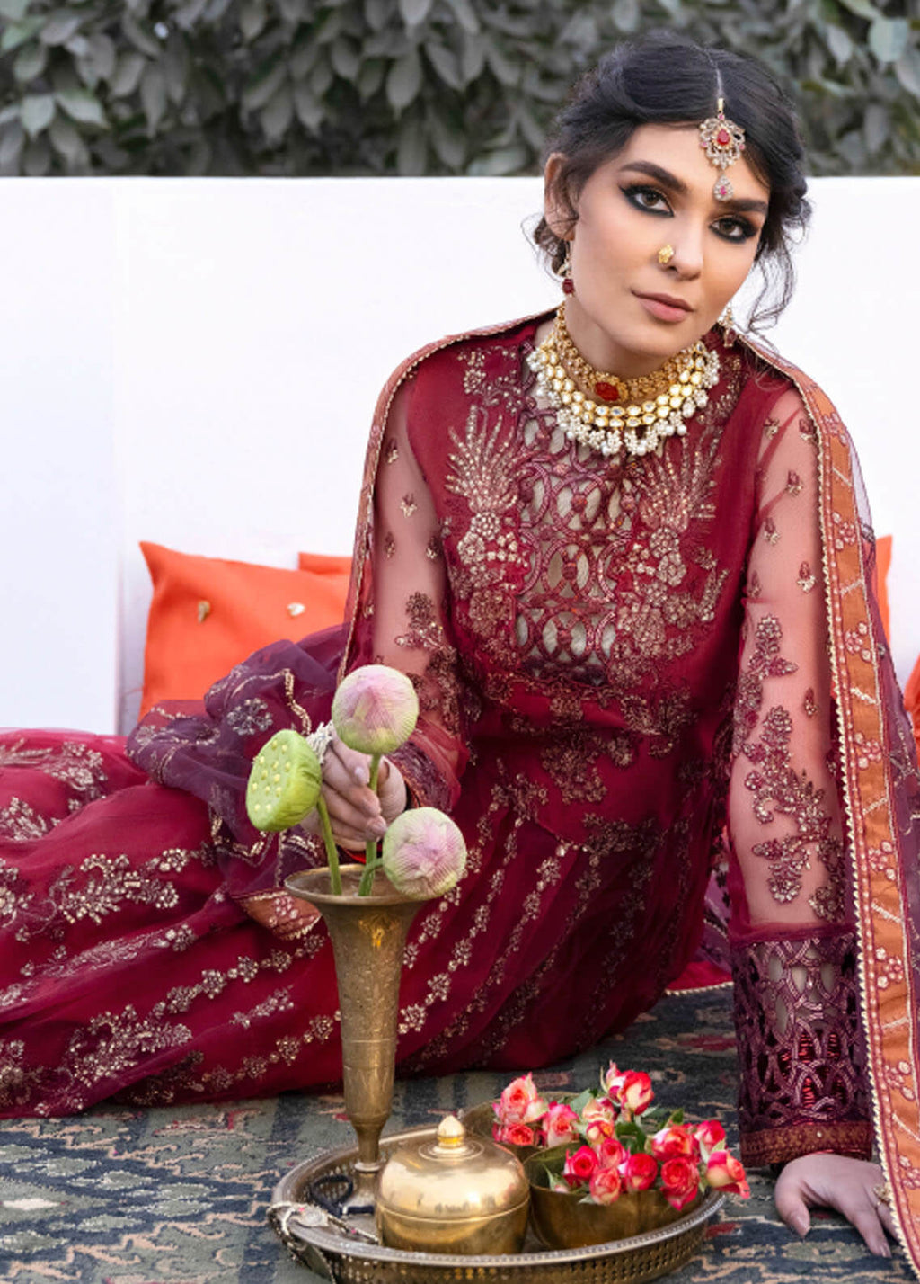 Iznik Chinon Unstitched Chiffon Volume 2 | Cara - Mirha Fashion