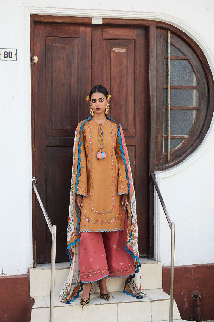 Jugnu SS Luxury Unstitched Lawn 2025 |Nal - Mirha Fashion
