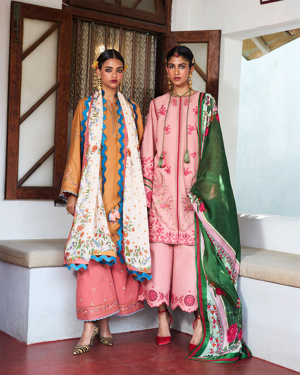 Jugnu SS Luxury Unstitched Lawn 2025 |Nal - Mirha Fashion