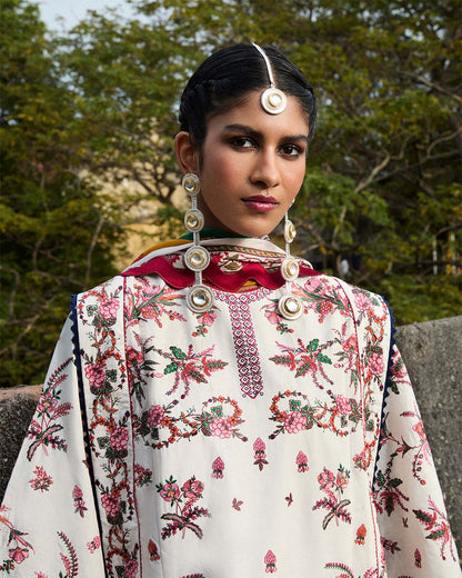 Jugnu SS Luxury Unstitched Lawn 2025 |Tibet