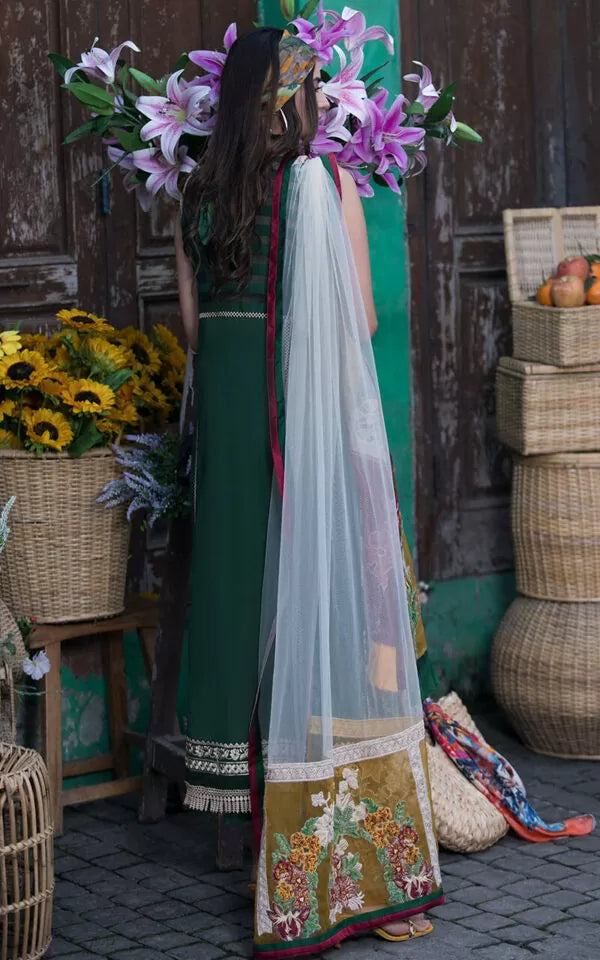 Asifa & Nabeel Embroidered Luxury Lawn 2021 | Irena