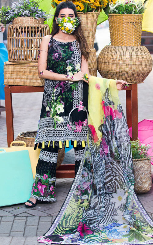 Asifa & Nabeel Luxury Lawn 2021 | Leonor