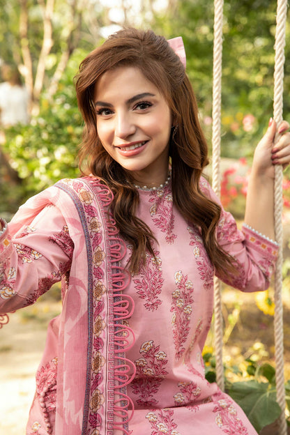 Maria B Mbasic 3 Pc Unstitched Embroidered Lawn Suit | MB-8A