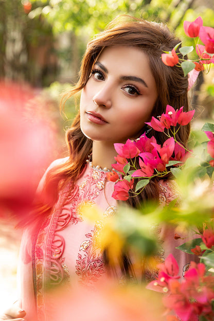 Maria B Mbasic 3 Pc Unstitched Embroidered Lawn Suit | MB-8A