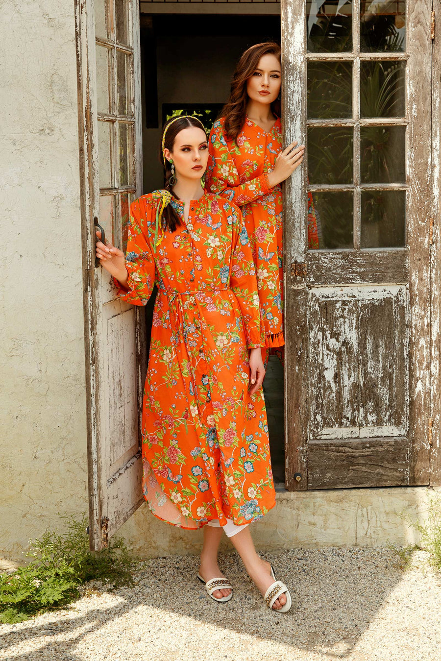 M|Basics By Maria.B. Unstitched 1-Piece Lawn Shirt 2023 | 1A - Mirha Fashion