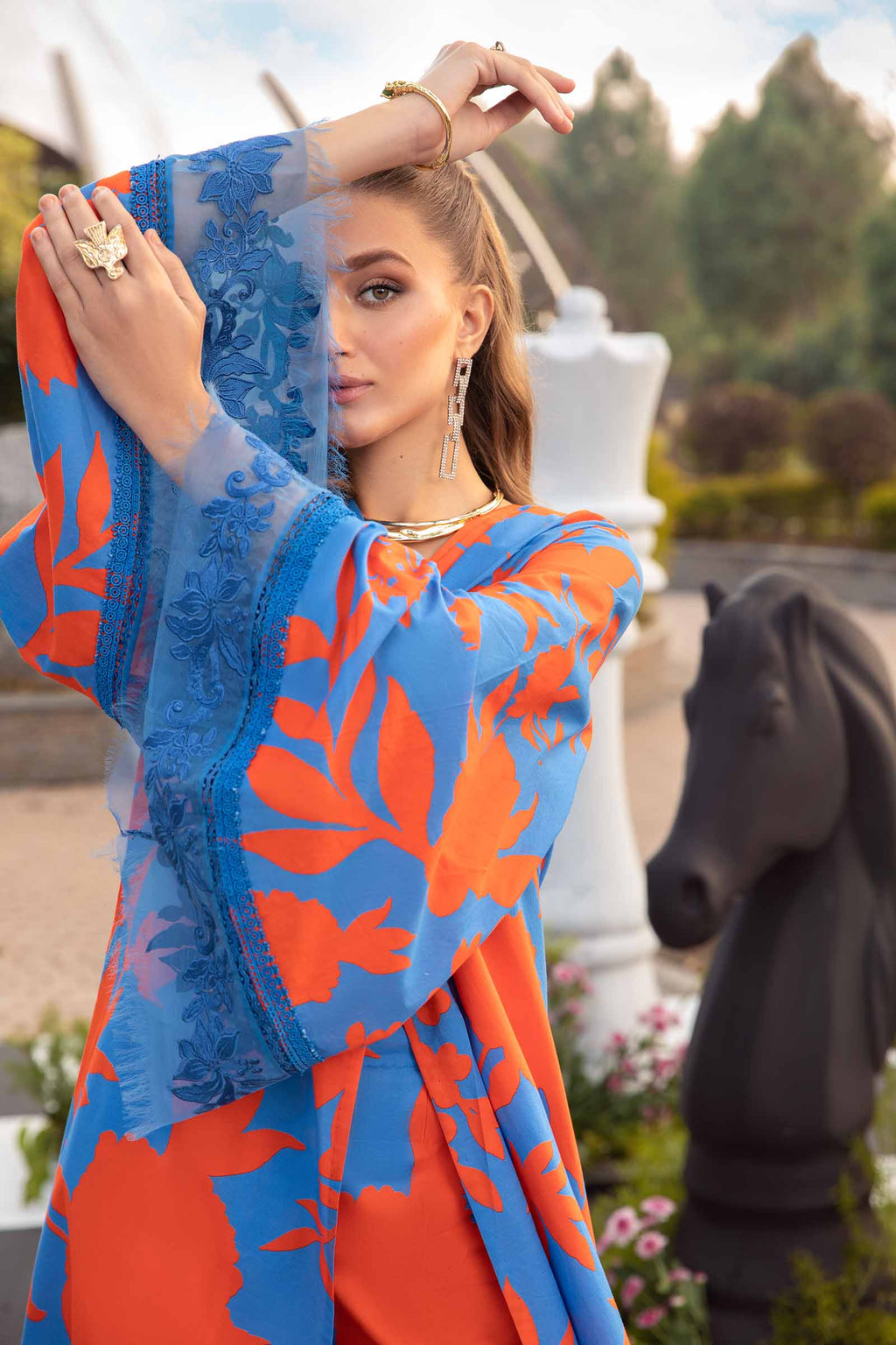 Maria.B M-prints Lawn Collection 2024 Volume - 21 | 11B