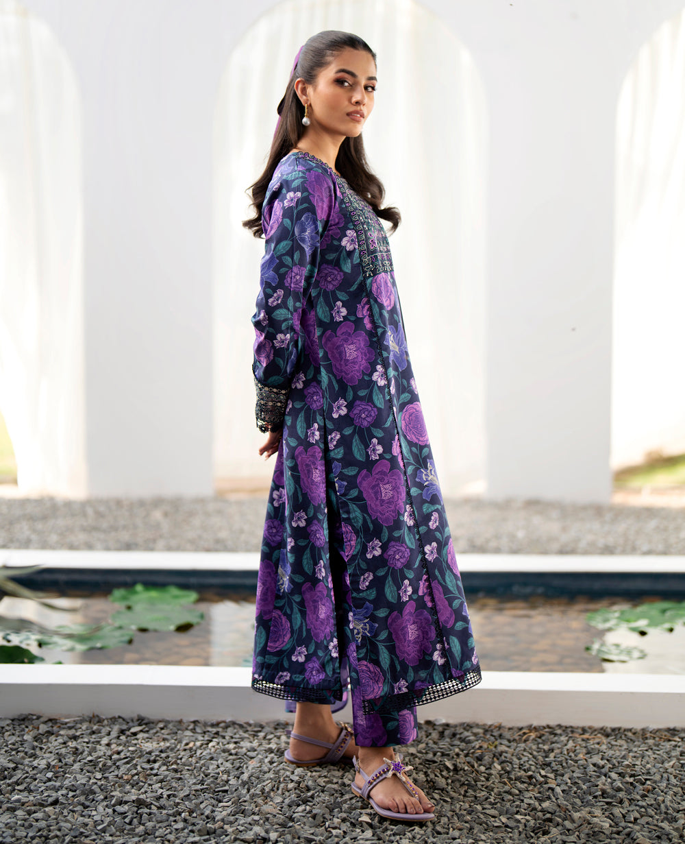 Xenia Unstitched Embroidered 3Pcs Lawn Summer Collection | FARIBA - Mirha Fashion