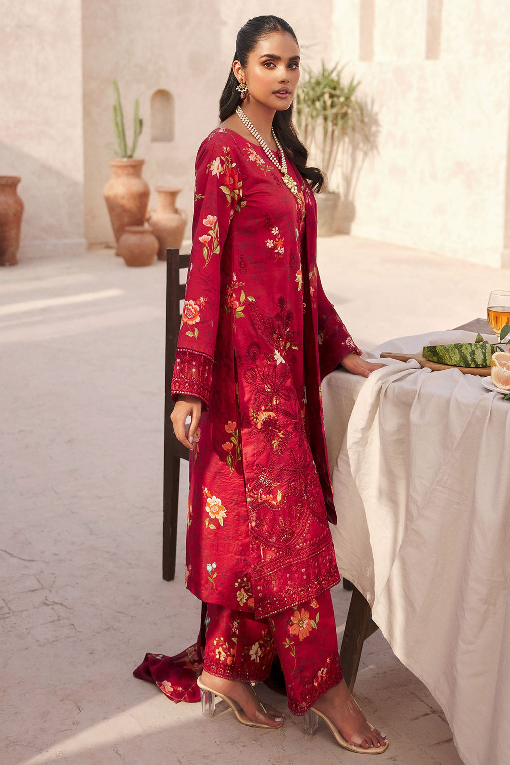 Motifz Amal Embroidered Unstitched Lawn | Eva
