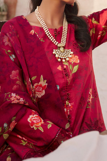 Motifz Amal Embroidered Unstitched Lawn | Eva