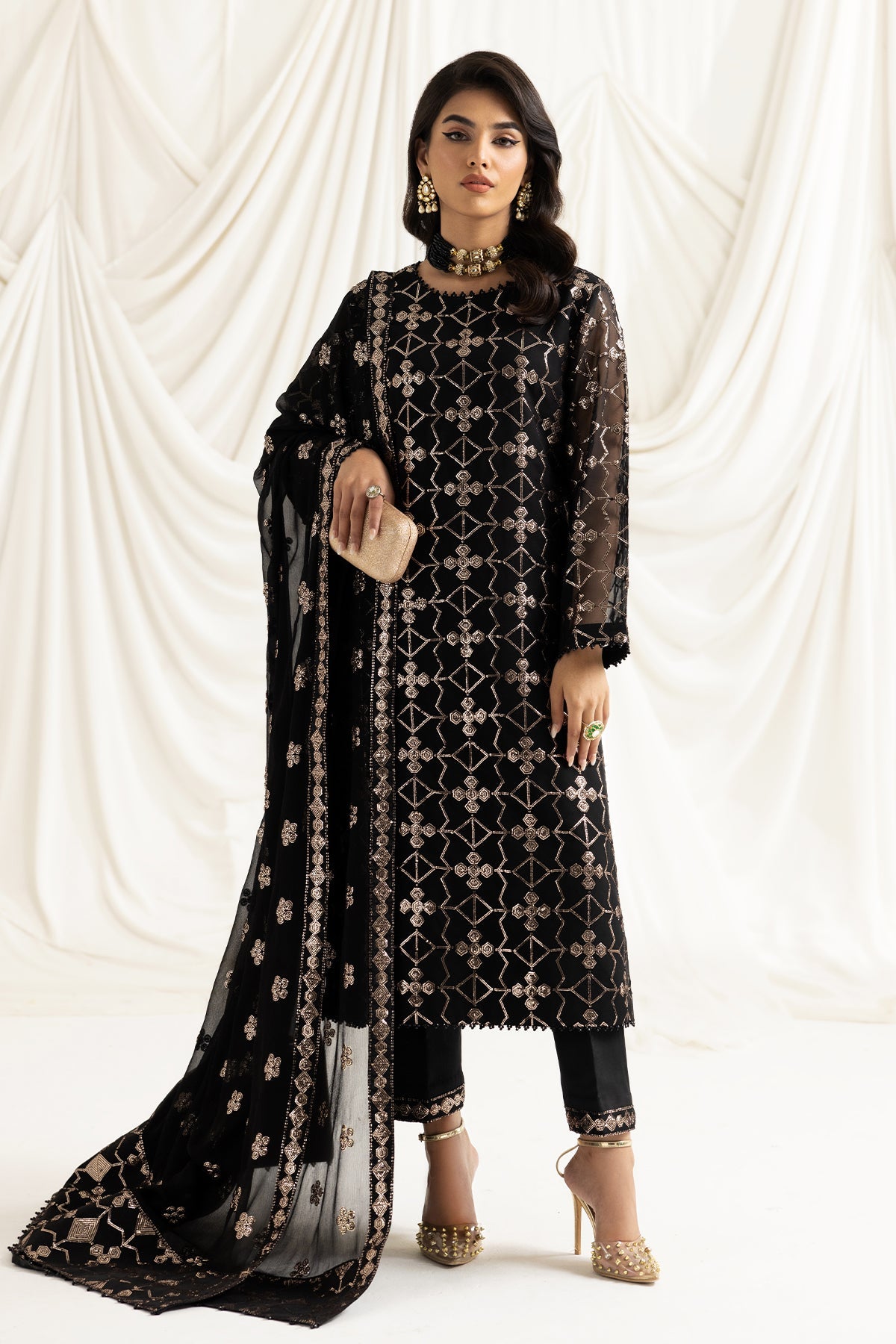 Dua Festive Collection Embroidered By Alizeh 2023 | Nazik - Mirha Fashion