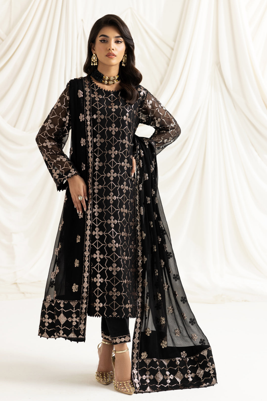 Dua Festive Collection Embroidered By Alizeh 2023 | Nazik - Mirha Fashion