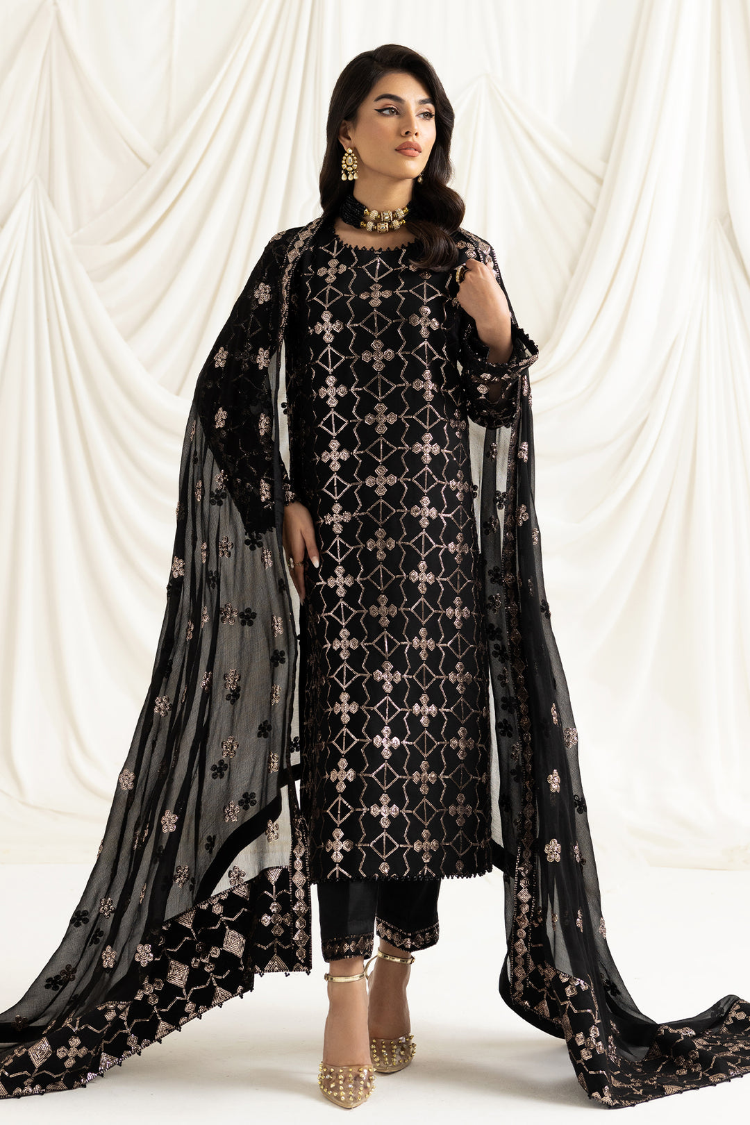 Dua Festive Collection Embroidered By Alizeh 2023 | Nazik - Mirha Fashion