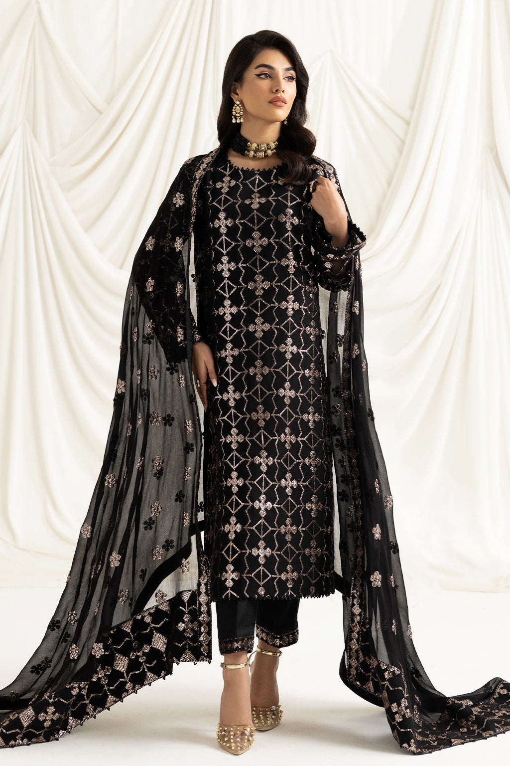 Dua Festive Collection Embroidered By Alizeh 2023 | Nazik - Mirha Fashion