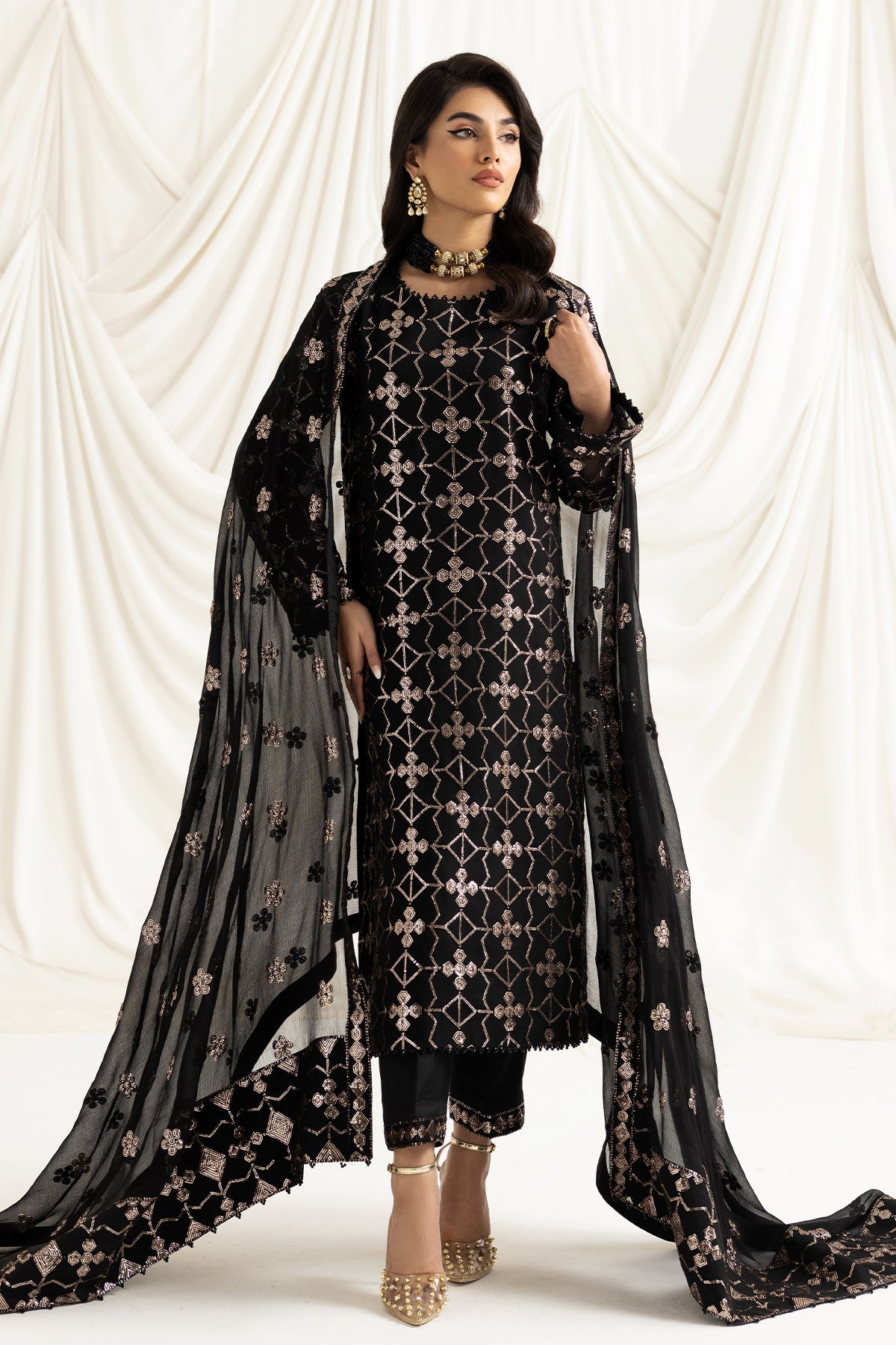 Dua Festive Collection Embroidered By Alizeh 2023 | Nazik - Mirha Fashion