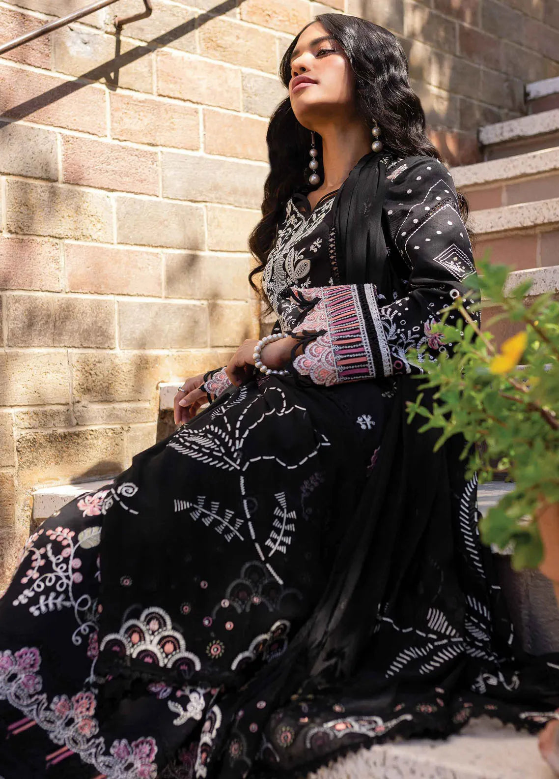 Qalamkar - Qline Unstitched Lawn Collection 2025 |QM-04 Gigi