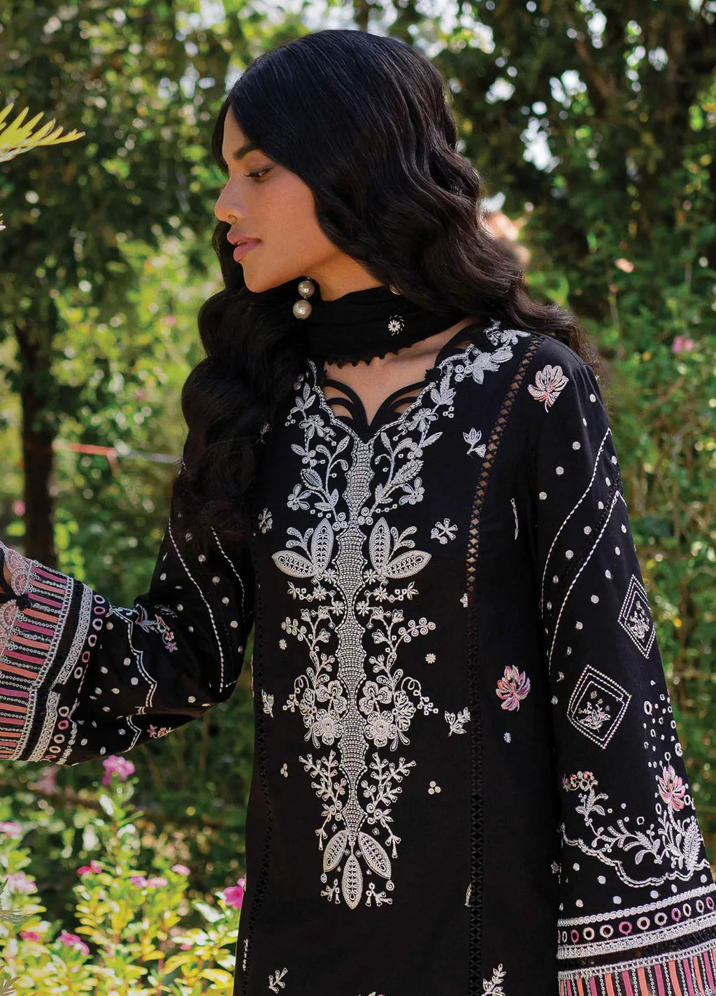 Qalamkar - Qline Unstitched Lawn Collection 2025 |QM-04 Gigi