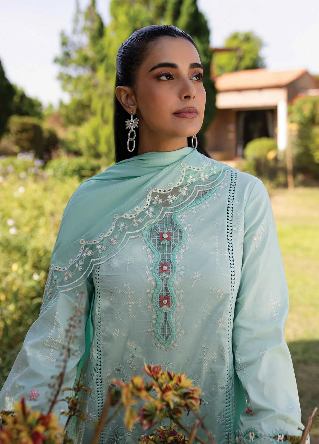 Qalamkar - Qline Unstitched Lawn Collection 2025 |QM-13 Helen