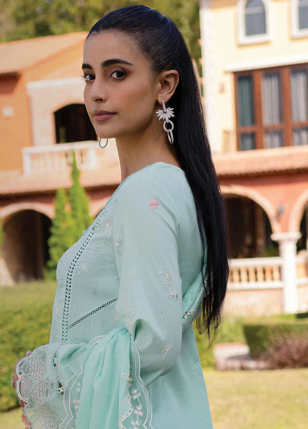 Qalamkar - Qline Unstitched Lawn Collection 2025 |QM-13 Helen