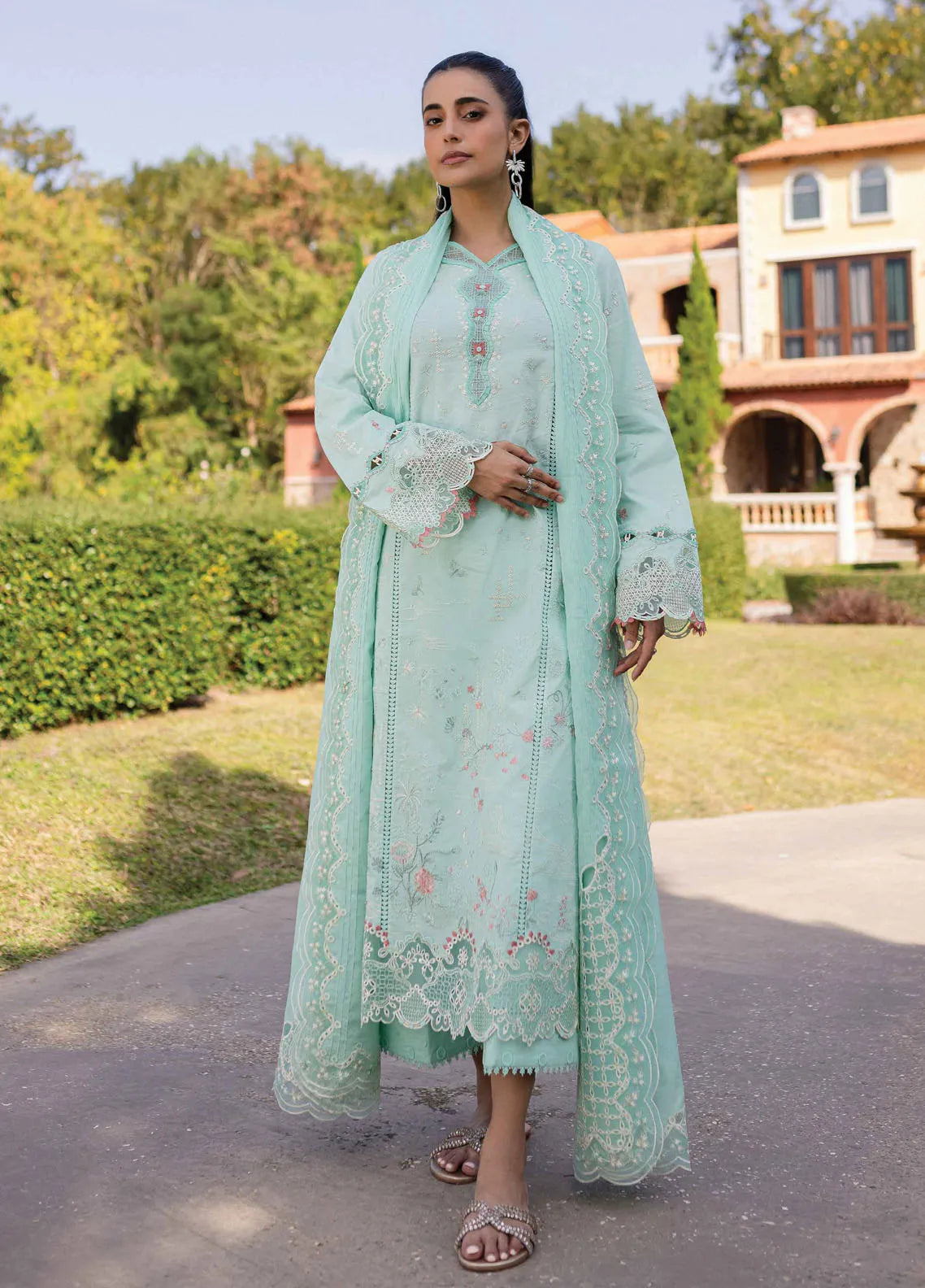 Qalamkar - Qline Unstitched Lawn Collection 2025 |QM-13 Helen