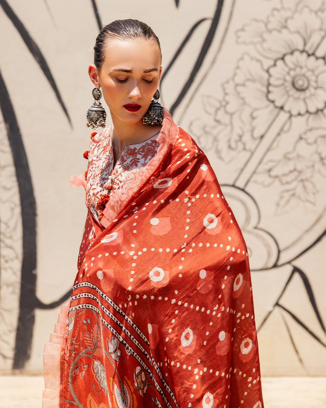 Roheenaz Taneez Block Print Lawn Collection | Yekta-3B