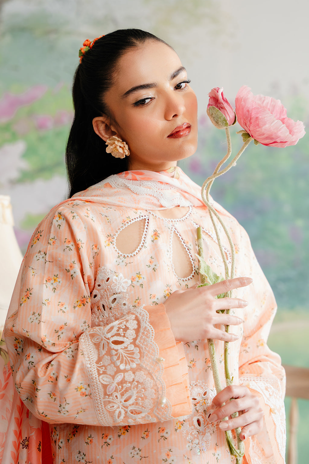 Afrozeh | The Floral Charm | Lawn Collection | BUTTERCUP - Mirha Fashion