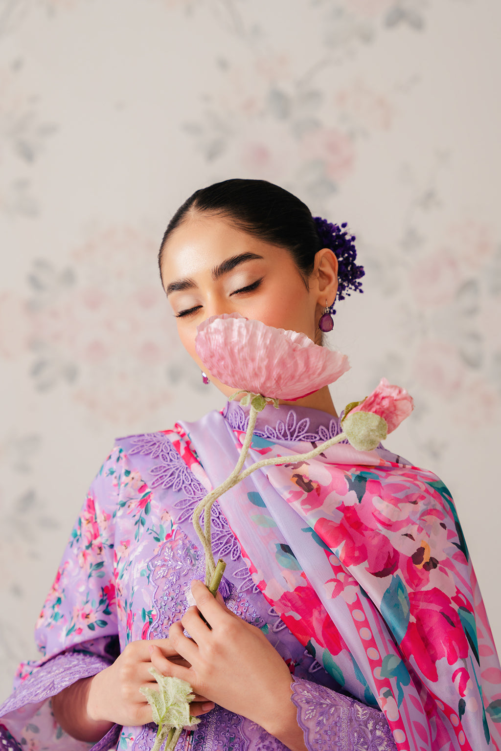 Afrozeh | The Floral Charm | Lawn Collection | ORCHID - Mirha Fashion