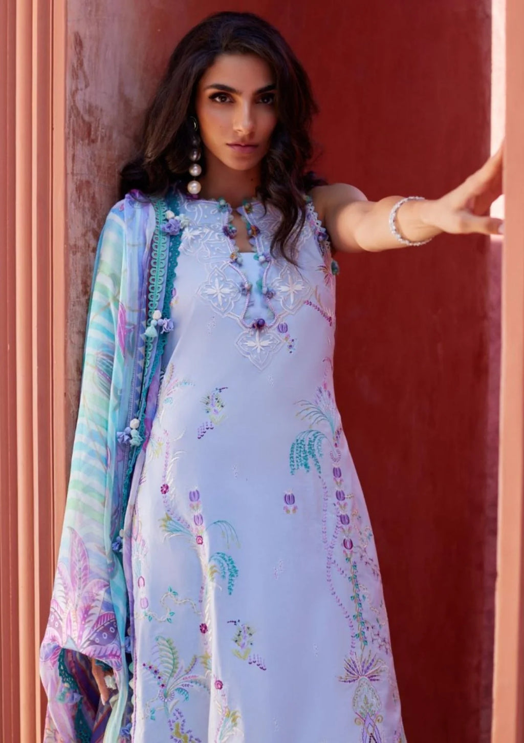 Farah Talib Aziz Luxury Lawn Collection 2024 | FTA 06