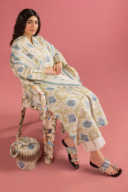 Alizeh Lawn Collection| Shein Print 2024-TESORO - Mirha Fashion